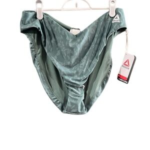 Reebok High-Waist Green Bikini Bottoms - Size XXL